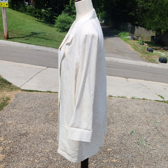 Vintage Lightest Milky Oatmeal Blazer - Picture 10 of 10